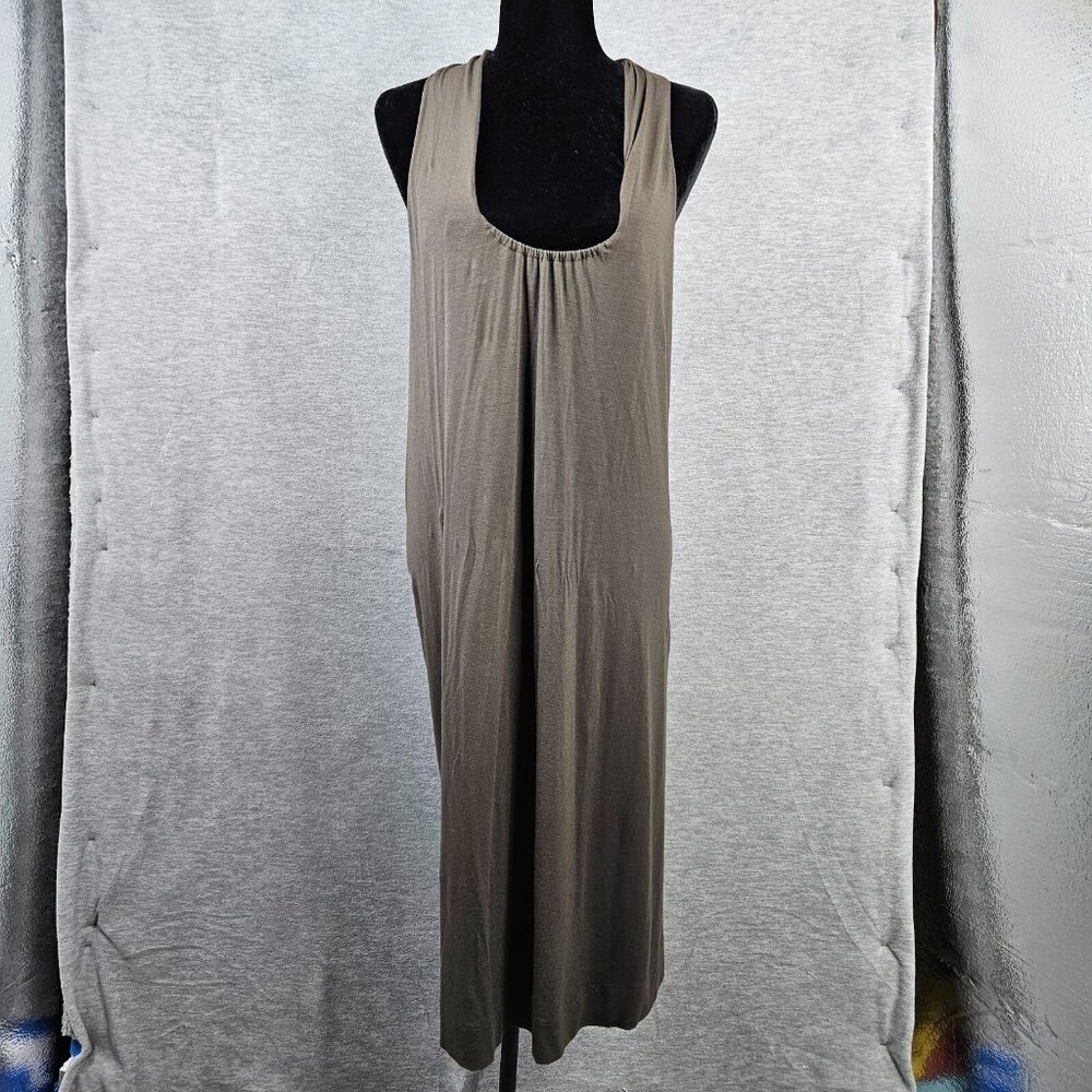 Tsesay Women's Brown Stretch off back halter Off Shoulder Dress Size M